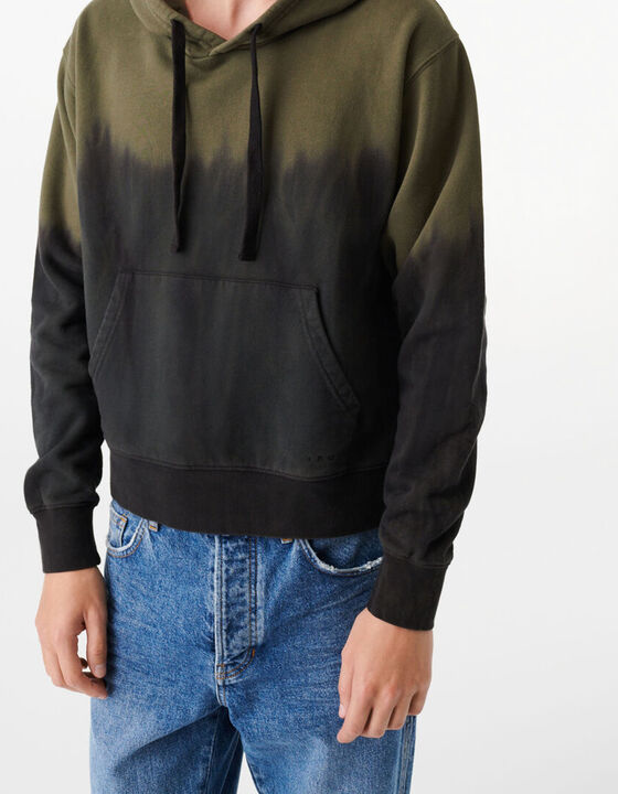 JEAN TIE-DYED HOODIE